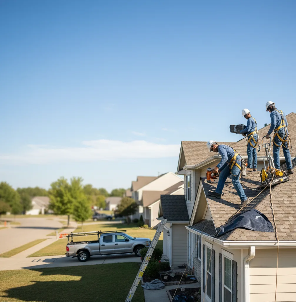 Roof Repair in Falconer